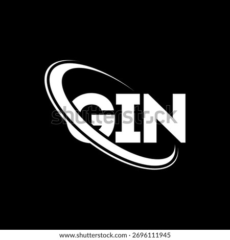 GIN logo. GIN letter. GIN letter logo design. Initials GIN logo linked with circle and uppercase monogram logo. GIN-typography for technology, business and real estate brand.