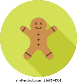 Ginger Bread icon vector image. Can also be used for Food, Drinks and Confectionery. Suitable for mobile apps, web apps and print media.