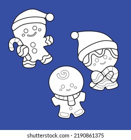 Ginger Bread Man Digital Stamp