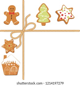 ginger bread post card 