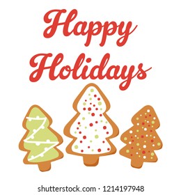 ginger bread post card 