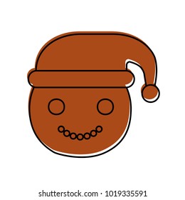 ginger cookie christmas icon