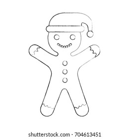 ginger cookie christmas icon