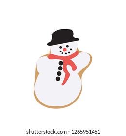 ginger cookie snowman