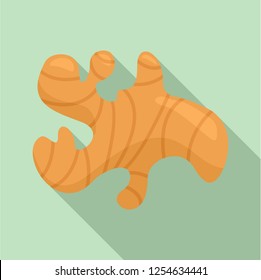 Ginger icon. Flat illustration of ginger vector icon for web design