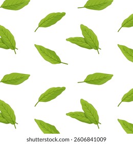 Ginger leaf set seamless pattern on white background for fabrics, textile,  background, wallpaper, cover, paper for wrapping