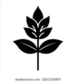 Silhueta de vetor de lírio de gengibre em minimal limpo e estilo simples Silhueta Vetor Arte Ilustração