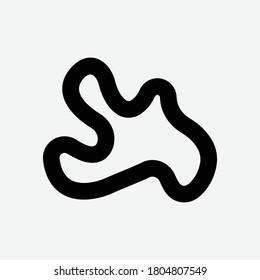 Ginger Line Icon - Vector Illustration
