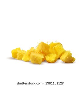 Ginger low poly. Spicy, fragrant and tasty ginger. Symbols of spice. Elements for design. Vector illustration. Ginger in triangulation technique.