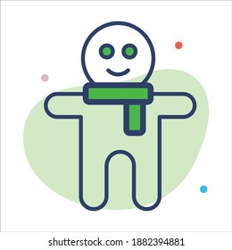 ginger man icon, modern style Christmas and New Year line icon, Isolated winter holiday symbols