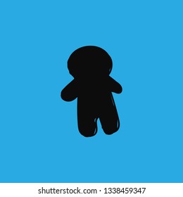 ginger man icon vector