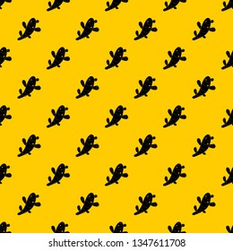 Ginger pattern seamless vector repeat geometric yellow for any design