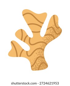 Ginger root tea ingredient sticker