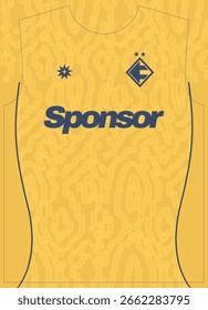 Ginger Root Yellow Pattern Football Jersey Sublimation Print
