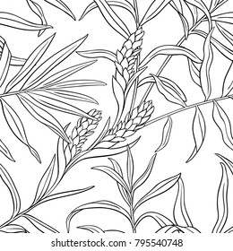 ginger seamless pattern