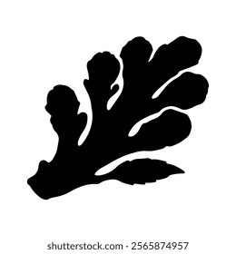 Ginger silhouette vector icon sign symbol illustration design.