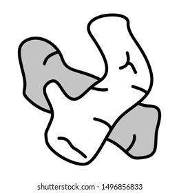 ginger thin line vector icon
