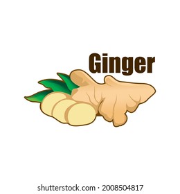 GINGER TRADITIONAL SPICE WITH THREE GREEN LEAVES
