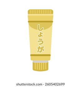 Ginger tube seasoning illustration translation: Ginger