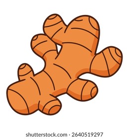Ginger vector illustration, simple design