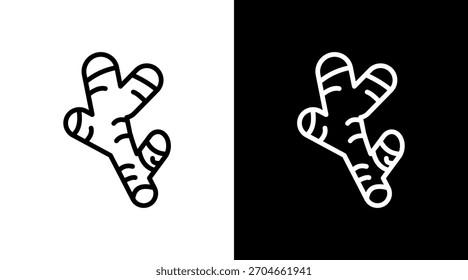 Ginger White Icon Set Design