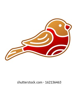 Gingerbread Bullfinch