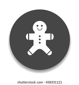 gingerbread  button