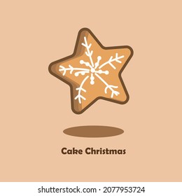 Gingerbread Christmas Cake Man Shaped Star Tree and Socks Chocolate Sweet Ginger Flavor