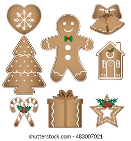 Gingerbread Christmas Cookies Icon