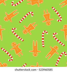 gingerbread, Christmas pattern
