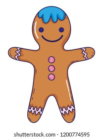 Gingerbread cookie cartoon