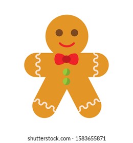 Gingerbread cookie for christmas - Vector illustration design