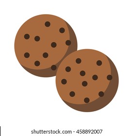 Gingerbread cookie isolated on a white background