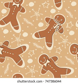 Gingerbread cookie pattern