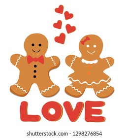 gingerbread cookie valentines day
