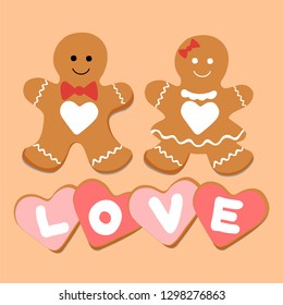 gingerbread cookie valentines day