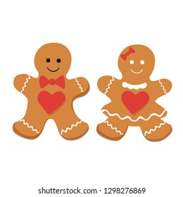 gingerbread cookie valentines day