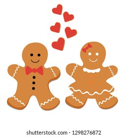 gingerbread cookie valentines day
