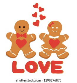 gingerbread cookie valentines day
