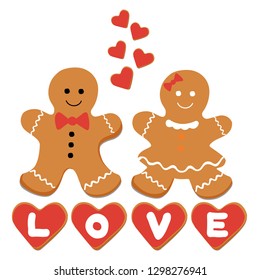 gingerbread cookie valentines day