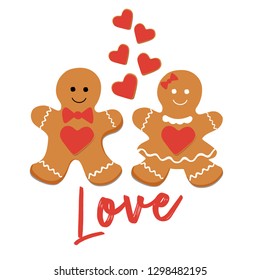 gingerbread cookie valentines day