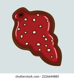 Gingerbread cookies. Happy New Year holidays.