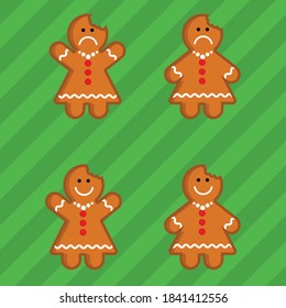 Gingerbread dolls as a symbol of Christmas celebrations