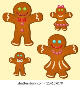 Gingerbread Family