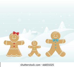 Gingerbread Family