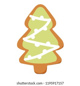 gingerbread gift celebration vector illustration 