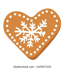 gingerbread gift celebration vector illustration 