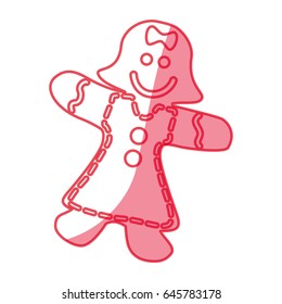 Gingerbread Girl Cookie