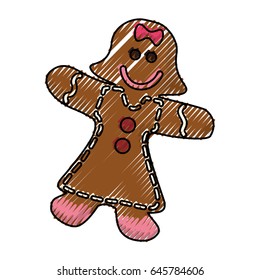 gingerbread girl cookie