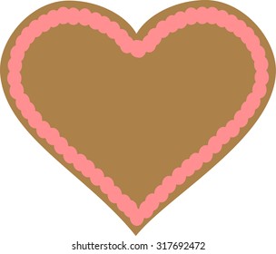 Gingerbread heart